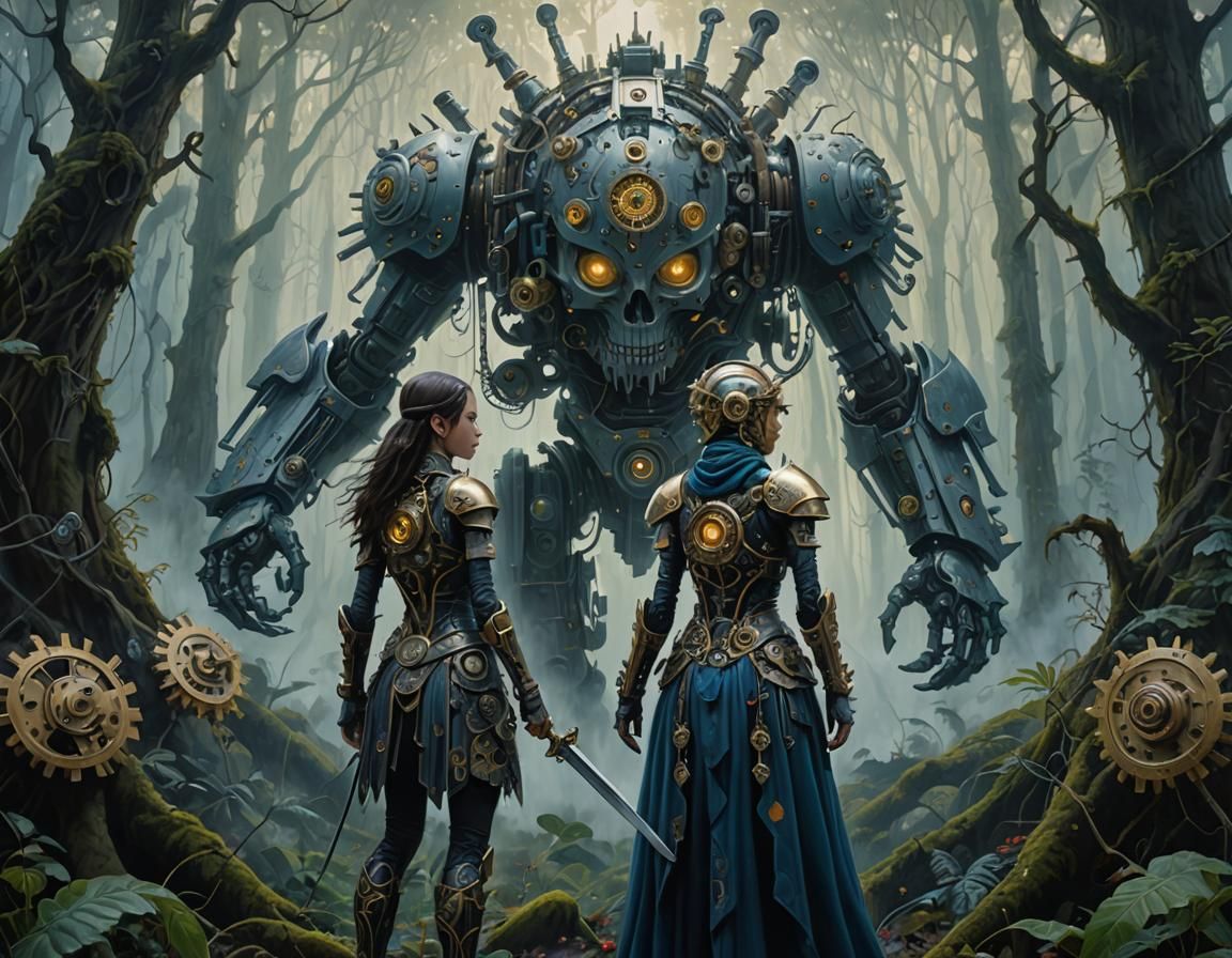 Warrior of Logic Confronts Intuitive Sorceress in Ethereal B...