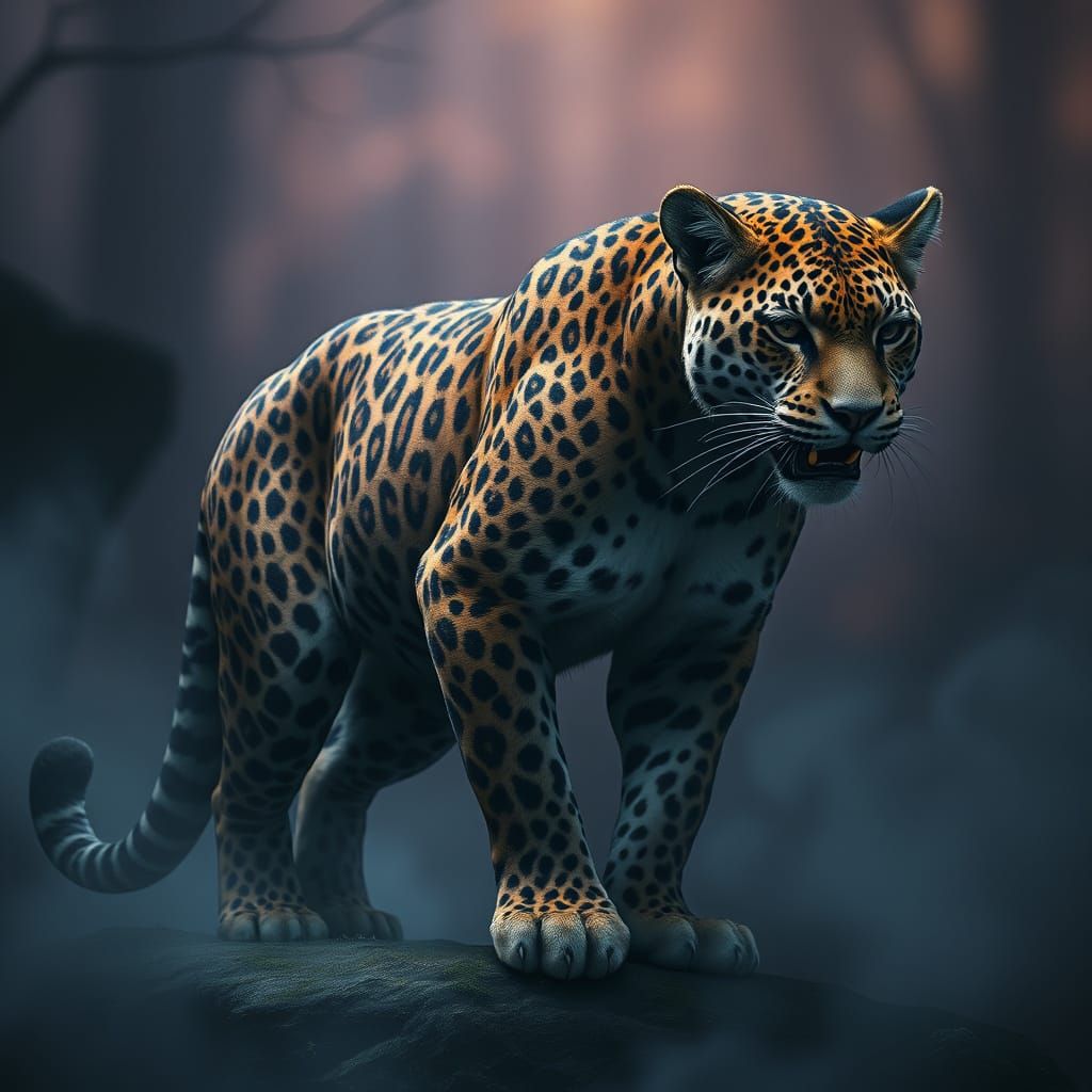 Leopard and Panther Fusion in a Mysterious Environment
