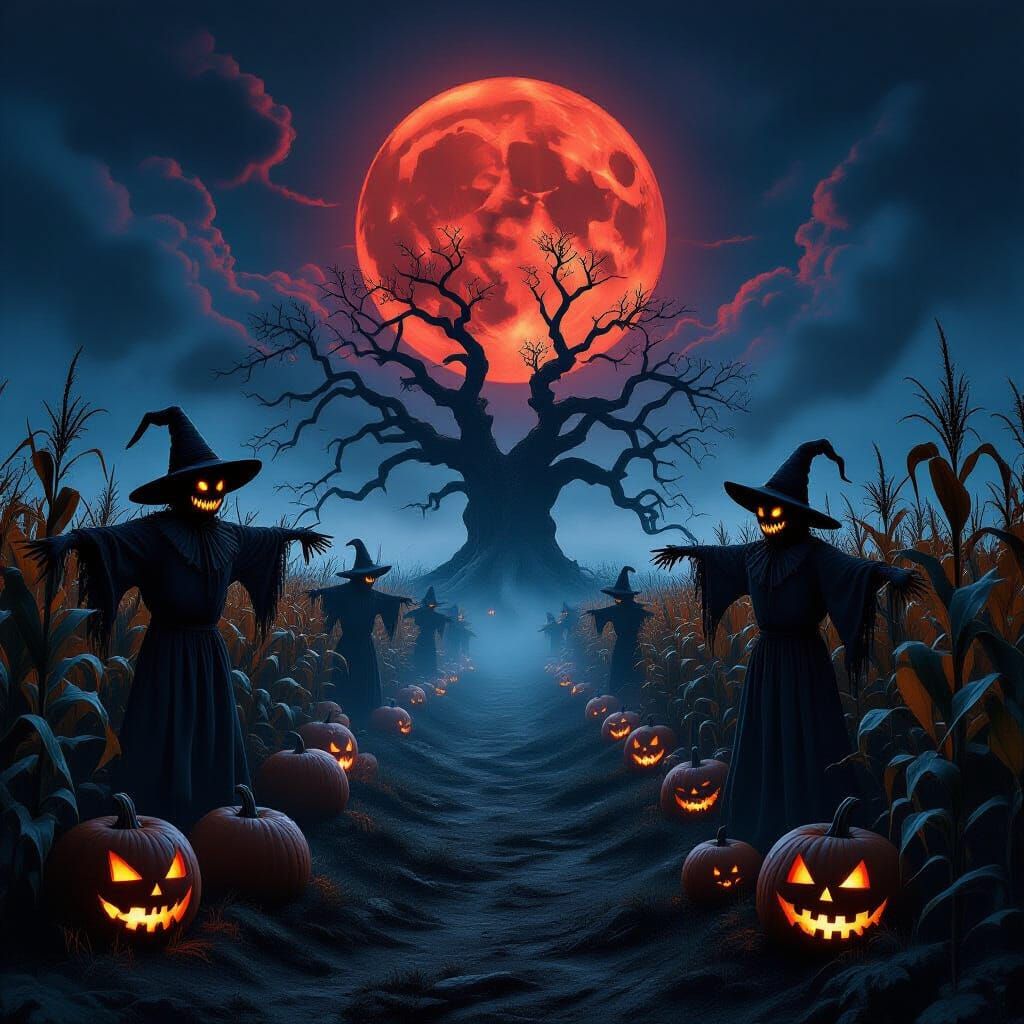 Nightmare Harvest Festival Under Blood Moon