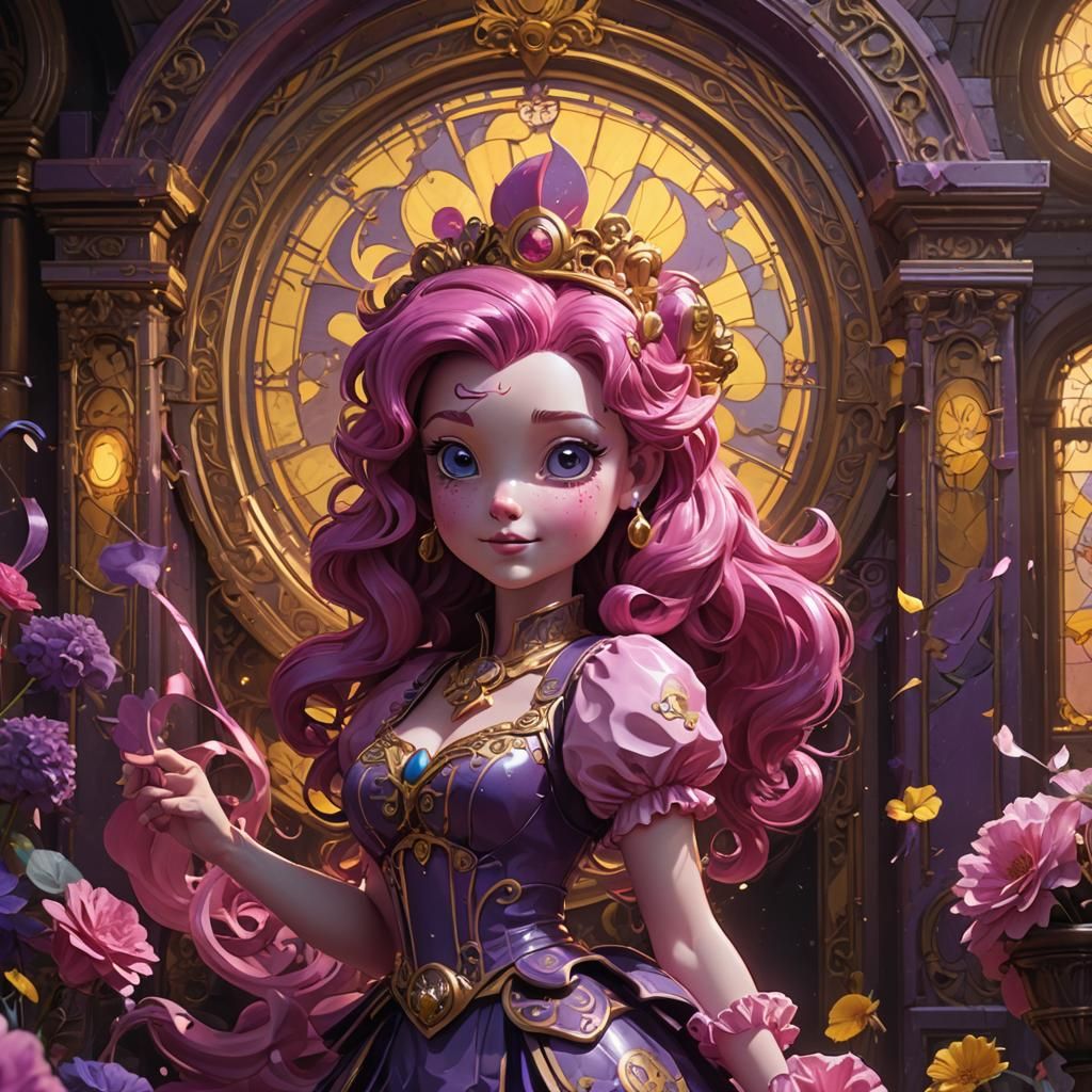 Pinkie Pie Dark Fantasy Concept Art