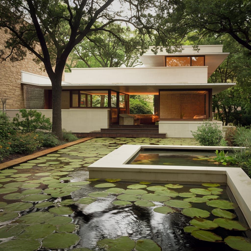 Fallingwater in Organic Architectural Style