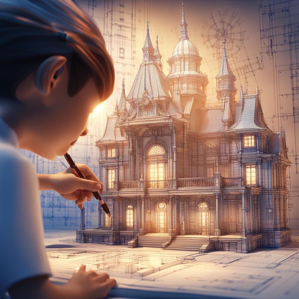 Dream Architect Designs Fantastical Buildings in 3D Render