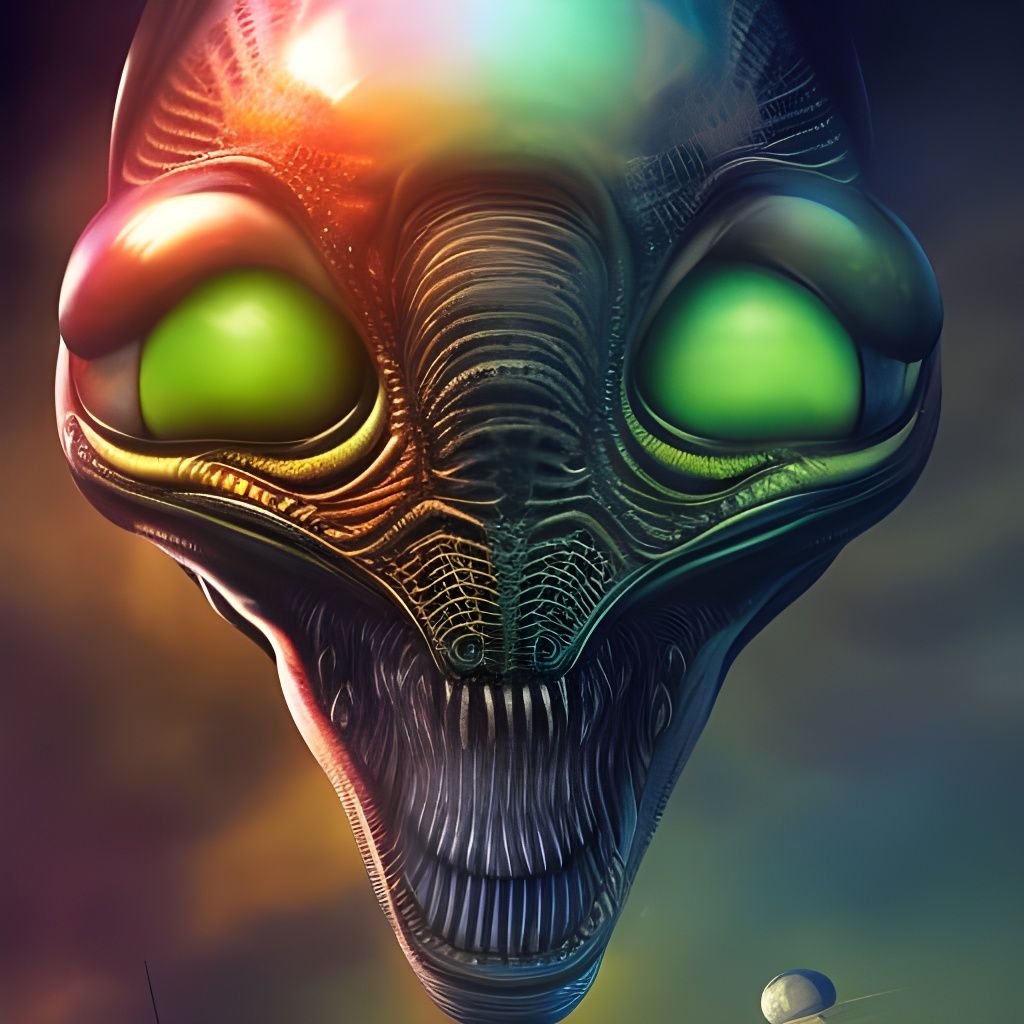 Hyperrealistic Alien Invasion Concept Art