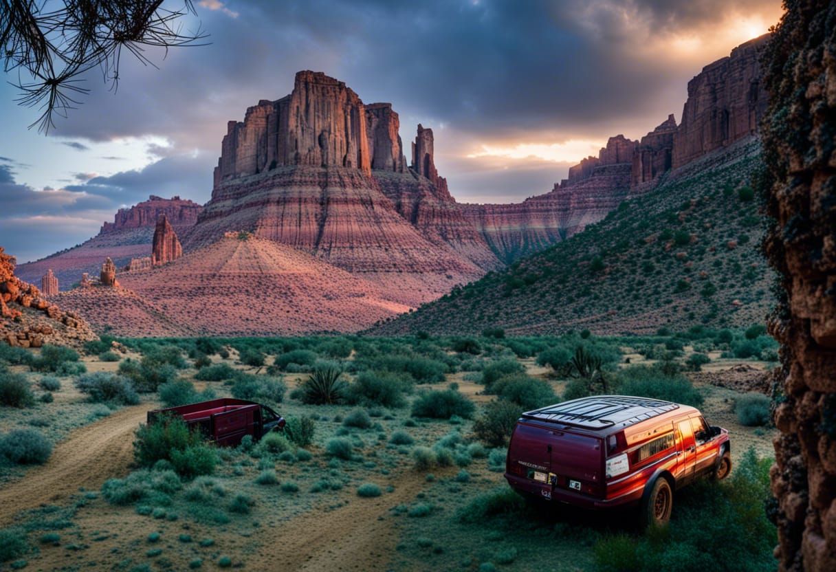 Desert Sunrise Over Shifting Sands