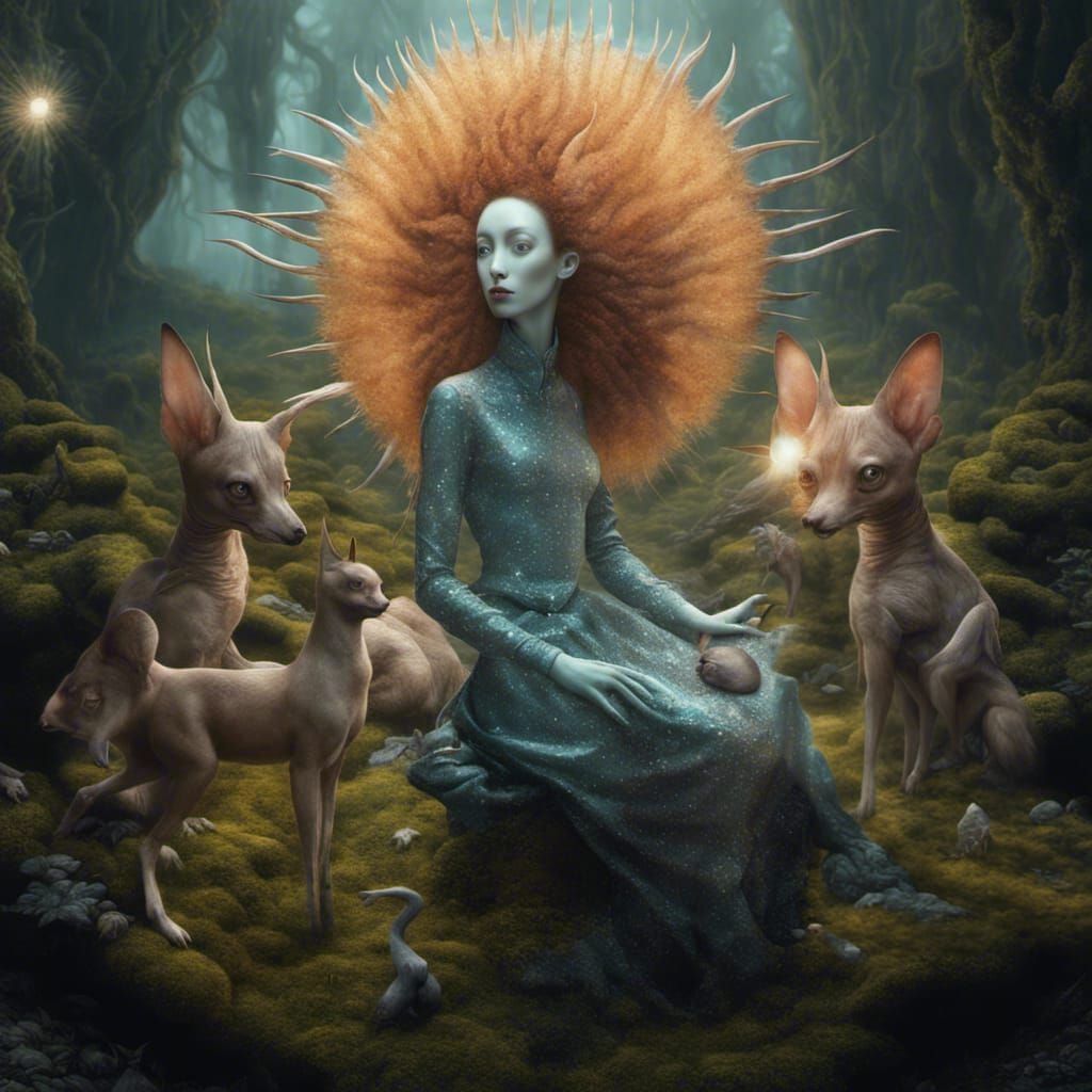 Magical Alien Life: Surreal Photorealistic 3D Art