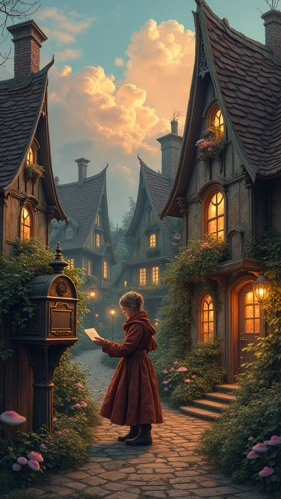 Mystical Mail Delivery in Fantasy Neighborhood