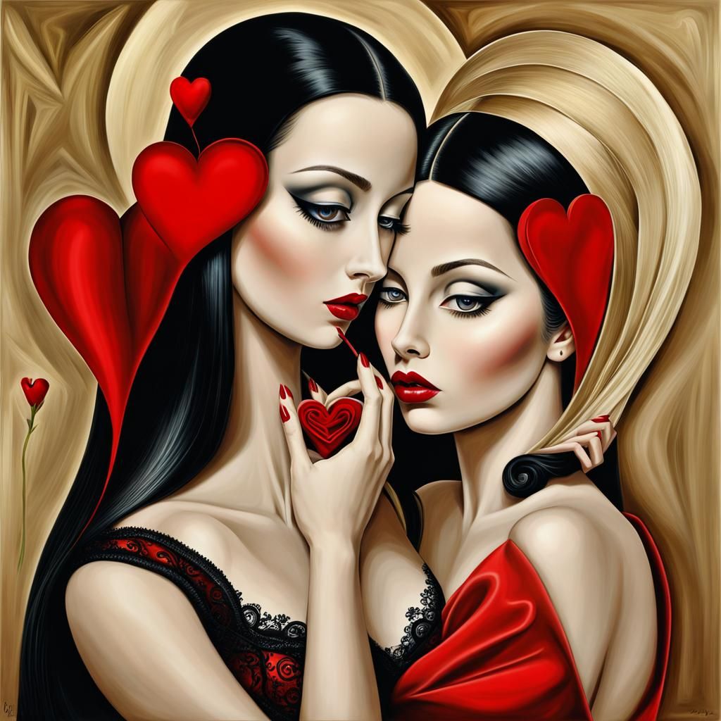 Surreal Pop Art: Carrying a Heart