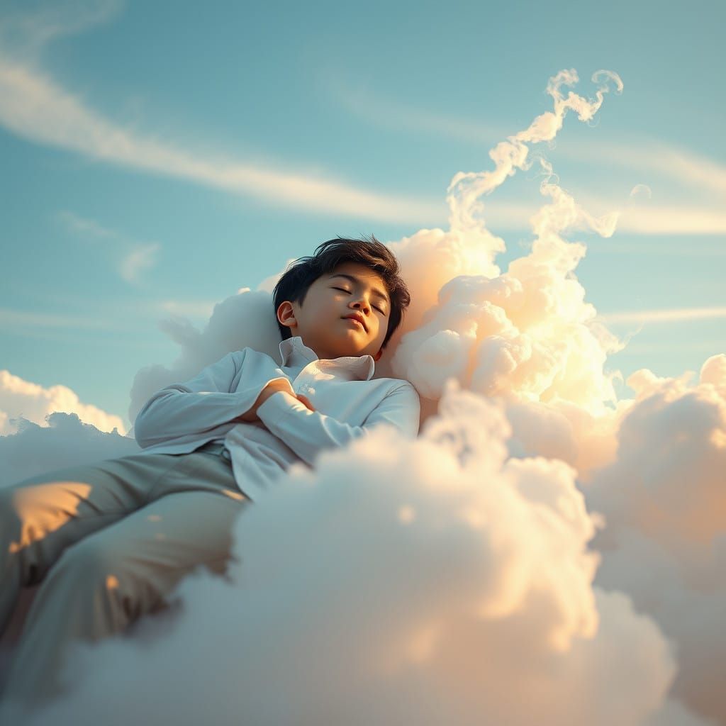 Relaxing on a cloud