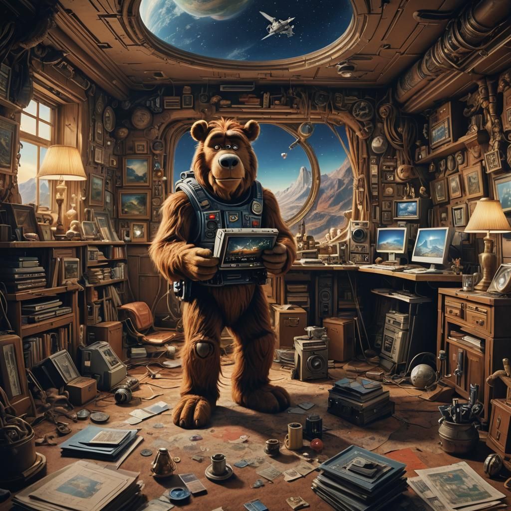 Alf on Melmac: Epic Digital Matte Painting