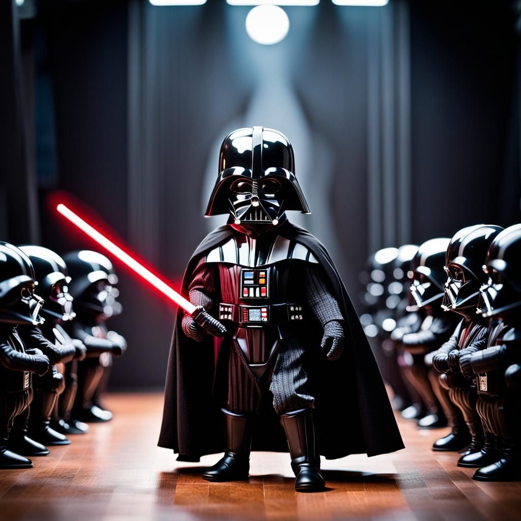 Toddler Darth Vader in Galactic Opera