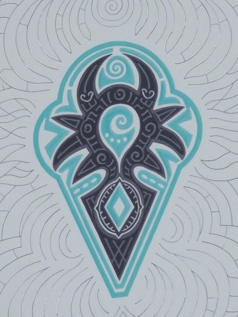 Oceanic Tribal Design with Maori and Aboriginal Motifs