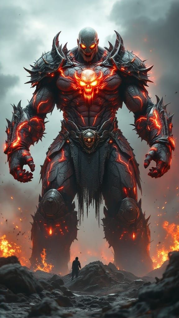 Cyberpunk War Titan Dominates Dystopian Battlefield