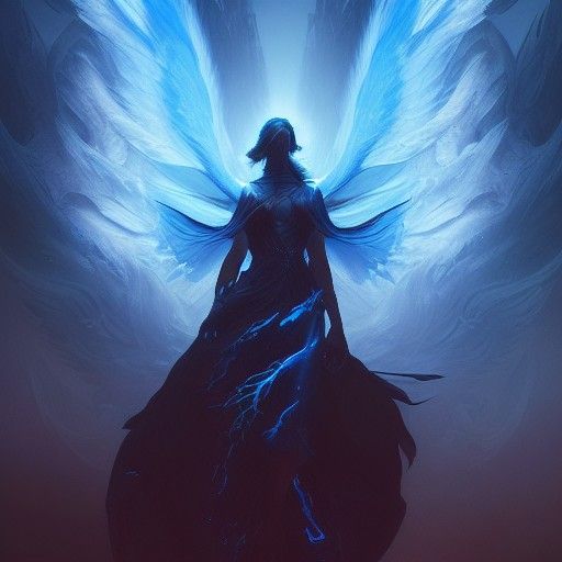 Blue Phoenix: Dark Fantasy Concept Art