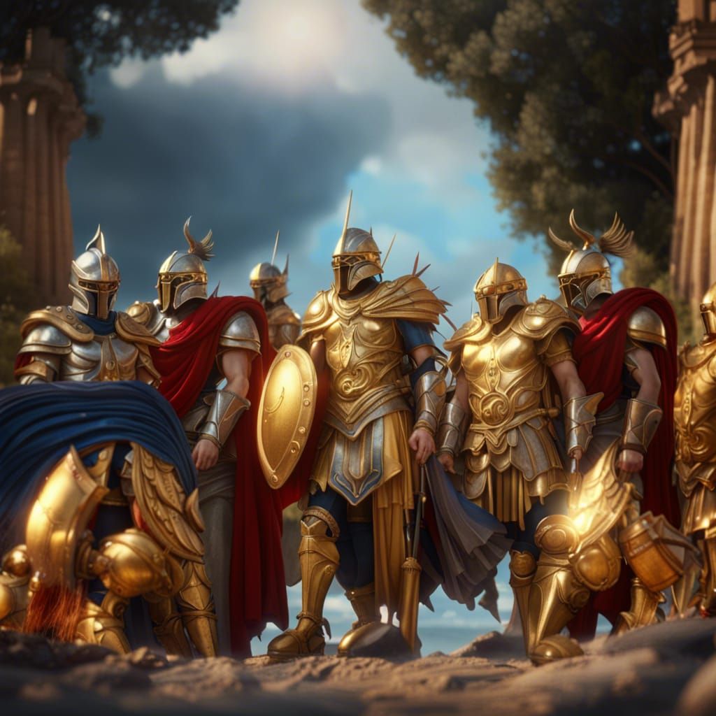 Meeting of Greek Gods