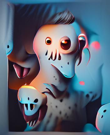 Spooky Creature in HD Mood Lighting