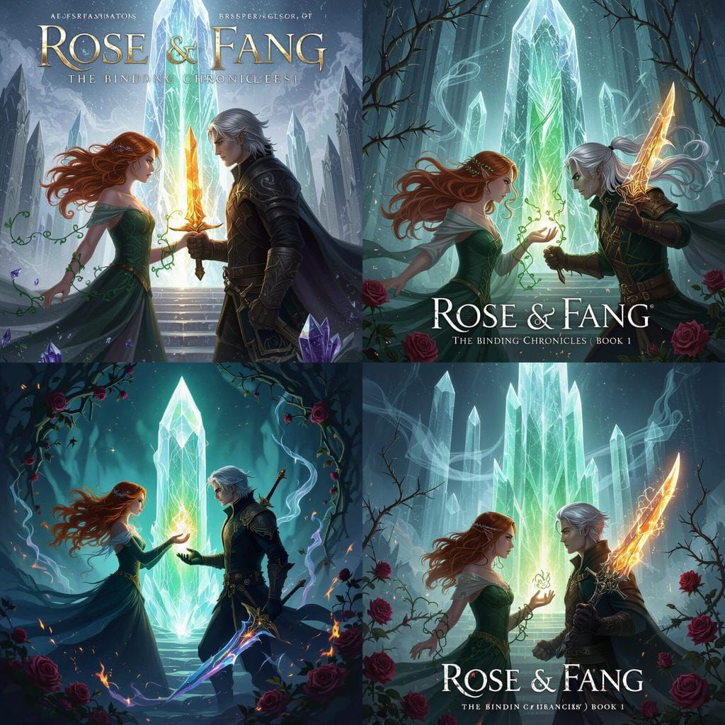 Rose & Fang: Binding Chronicles Book Cover Art