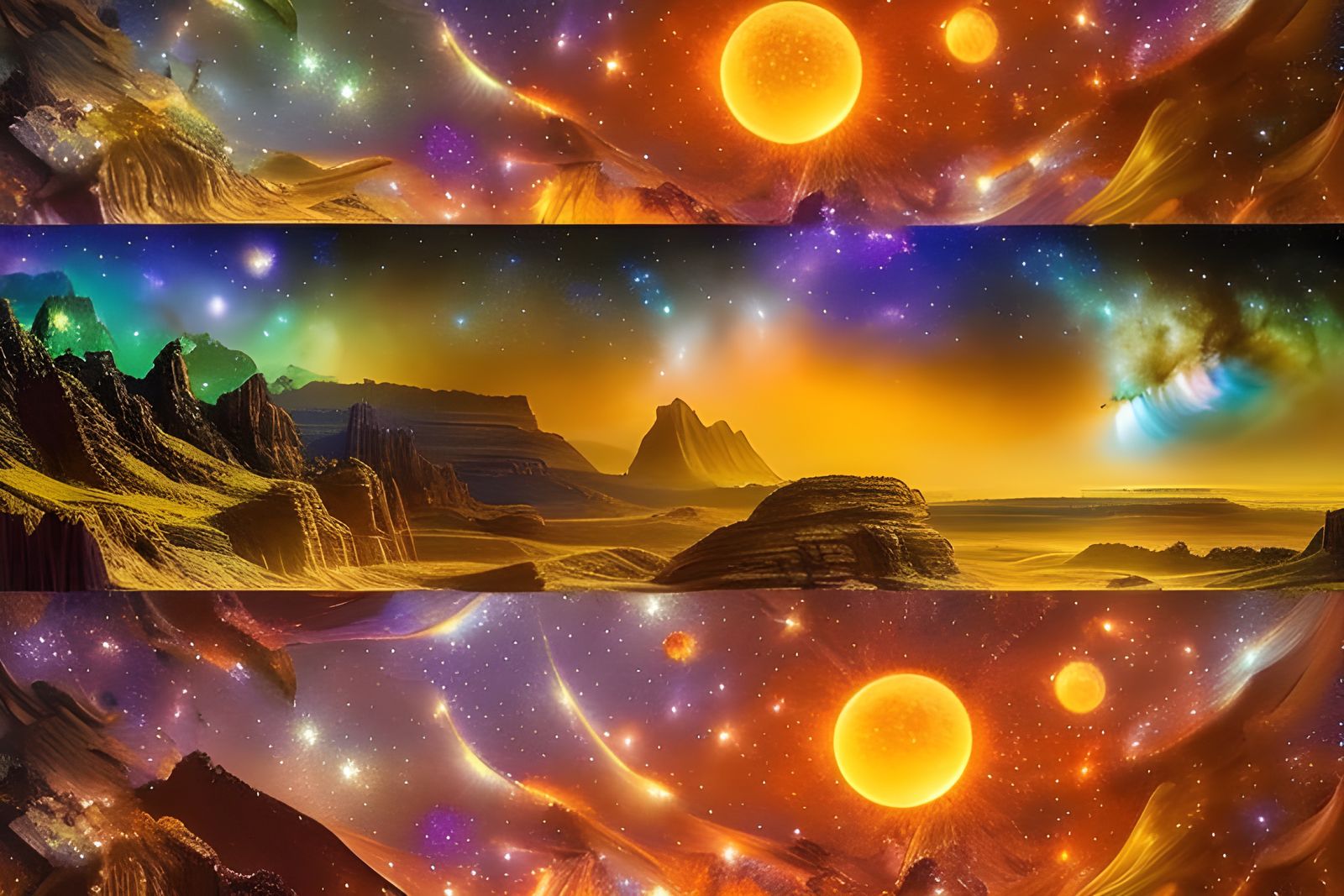 Three in one - space, the final frontier