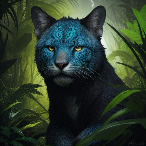 Vibrant Rainforest Warrior in Hyperrealistic Concept Art