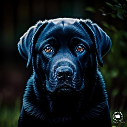 AI Image of a Yellow Labrador Retriever