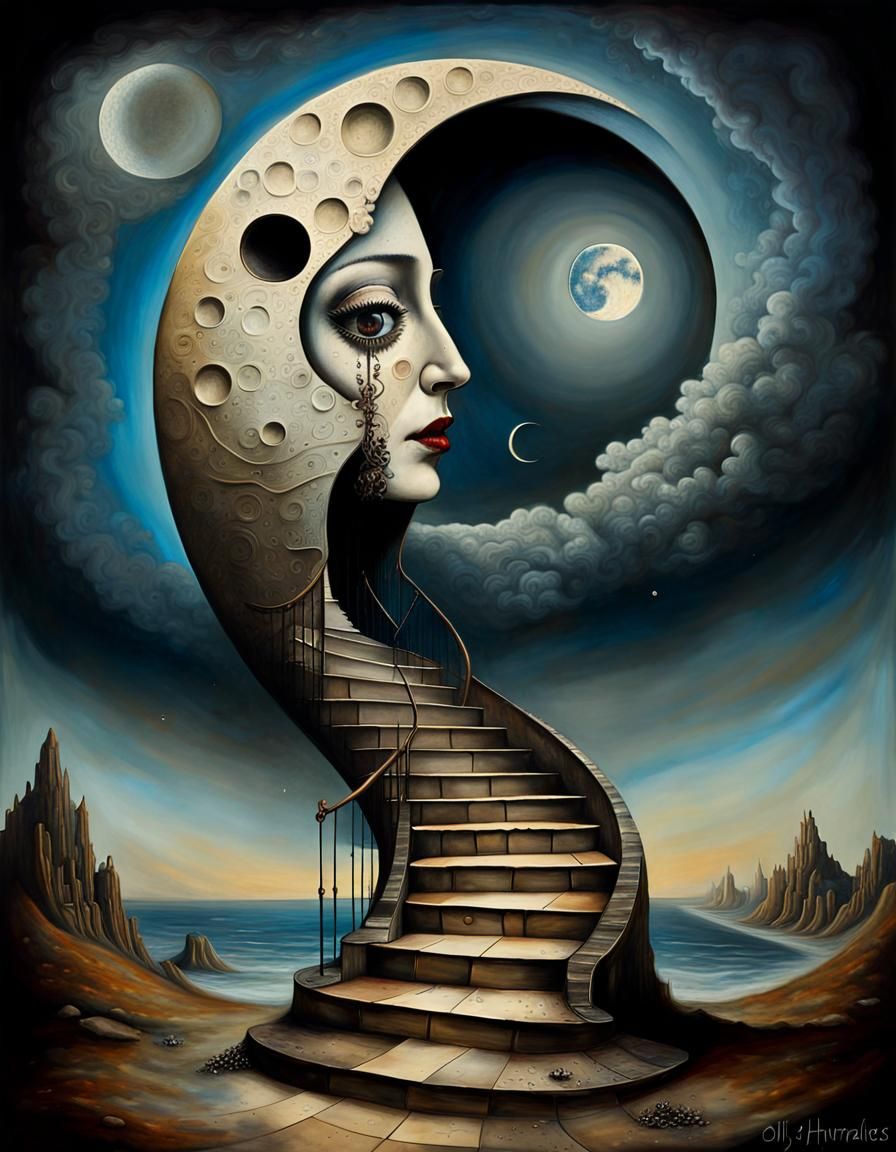 At the top of this mystical staircase