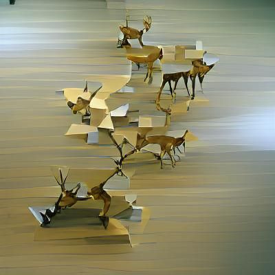 Deer in Forest: A Moment of Woodland Peace