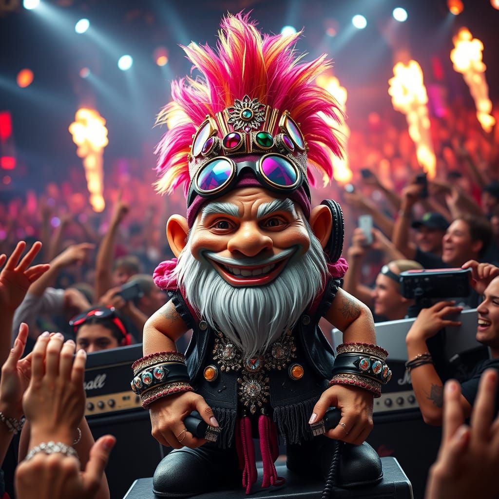 Glam Rock Gnome