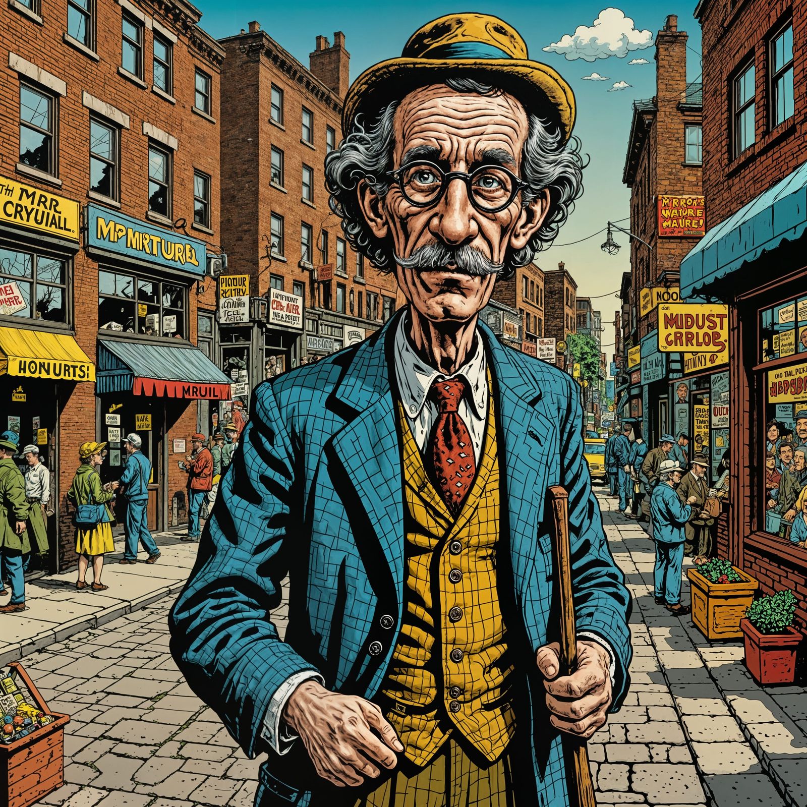 Hyperrealistic Comic Book Art in a Moody, Cinematic Style