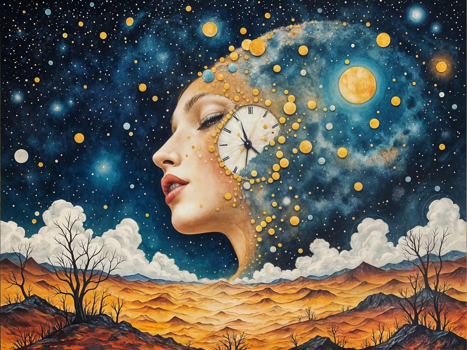 Abstract Reality Divine Oil Art