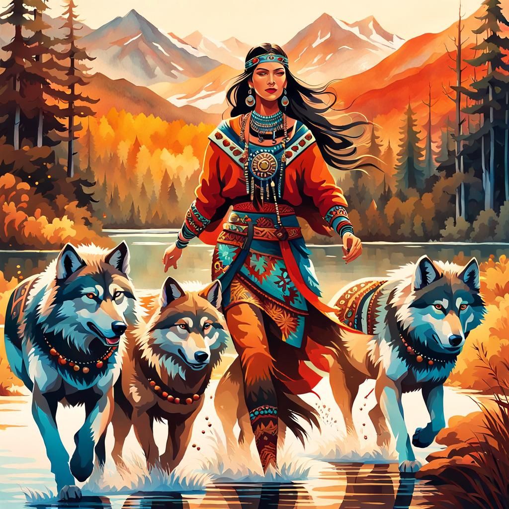 I Coyoti Run with Wolves