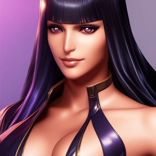 Nico Robin Cosplay Portrait in Artgerm Style