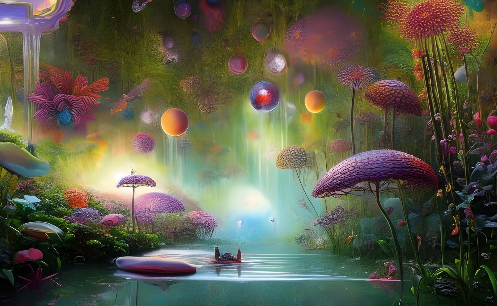 Rainforest in Snail Shell: A Digital Masterpiece