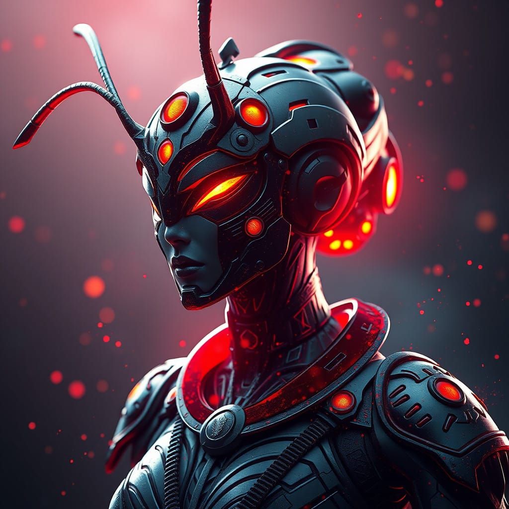 Radiant Queen Ant Leader in Triadic Hues