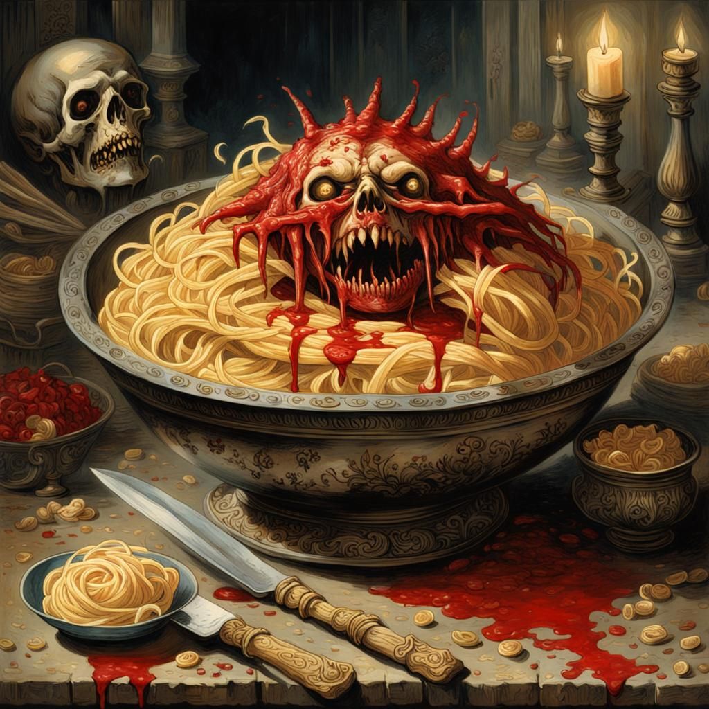 Eerie Dark Fantasy: Gothic Pasta of Blood