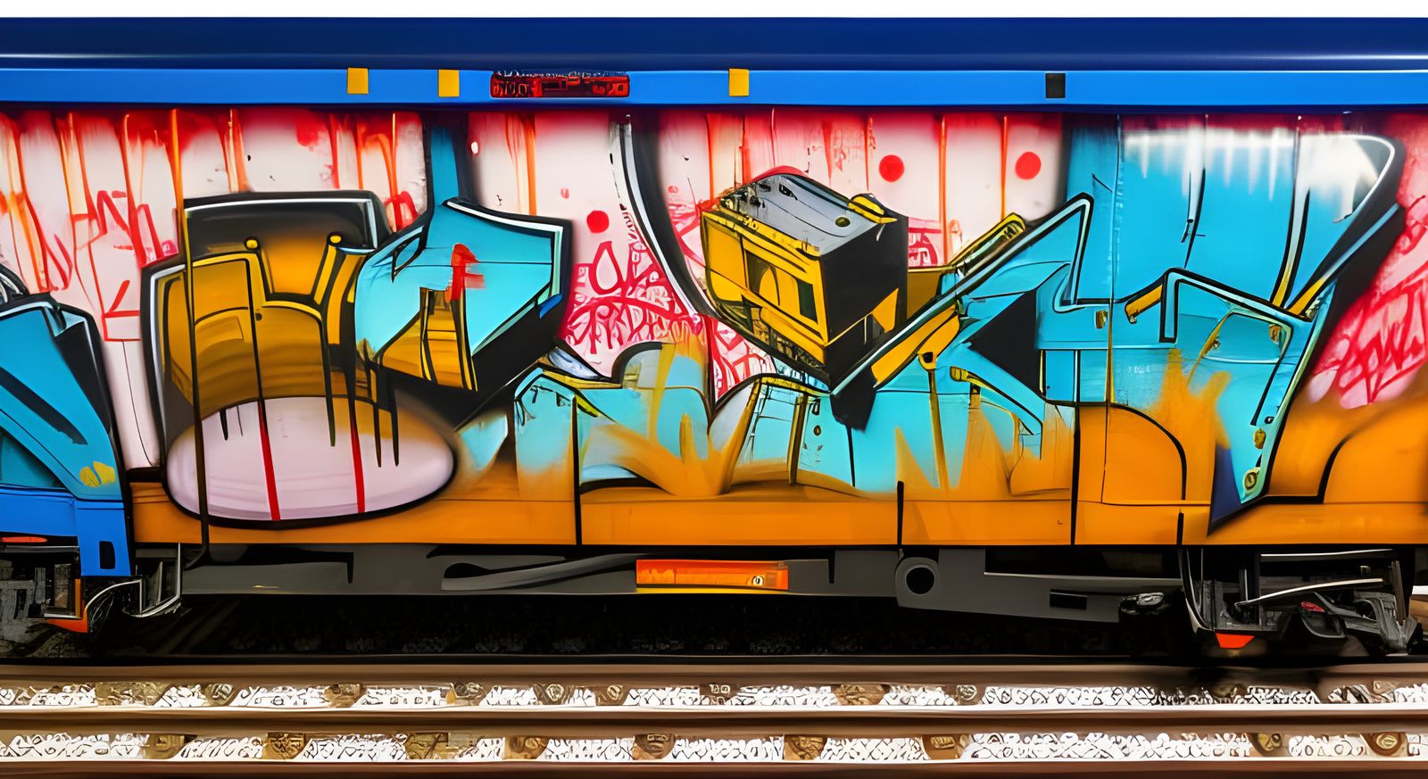 Railway Train Box Car Graffiti (Continued)