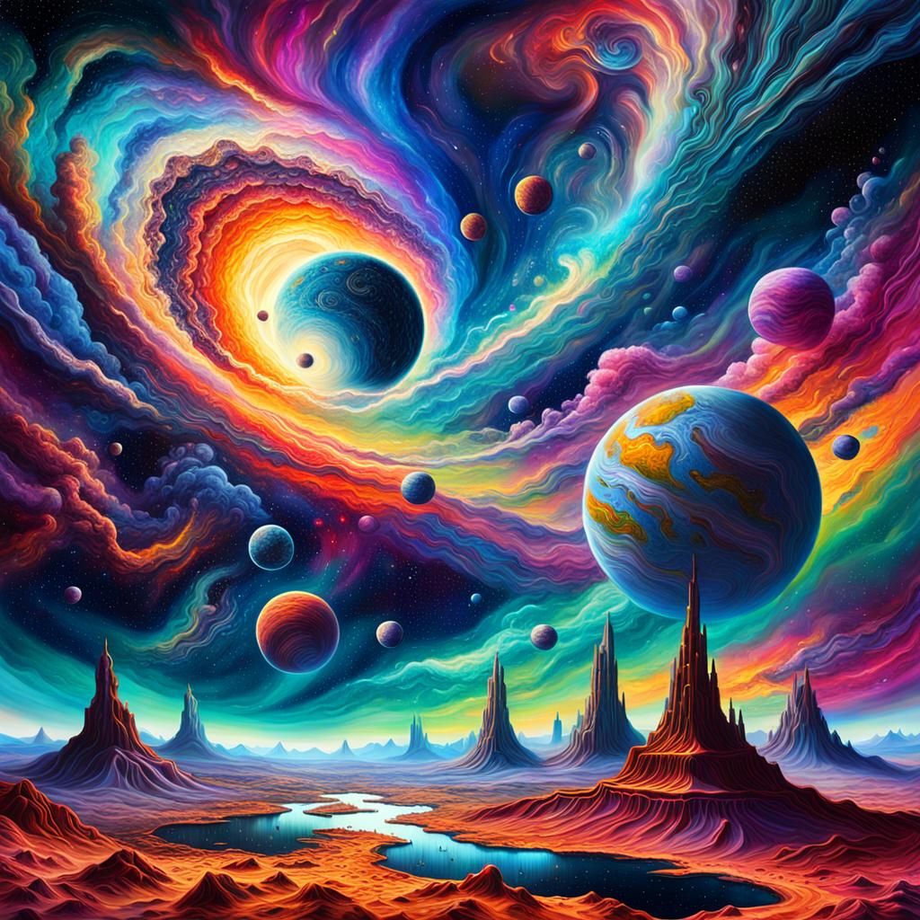 Thriving Interstellar Civilization Amidst Cosmic Nebula