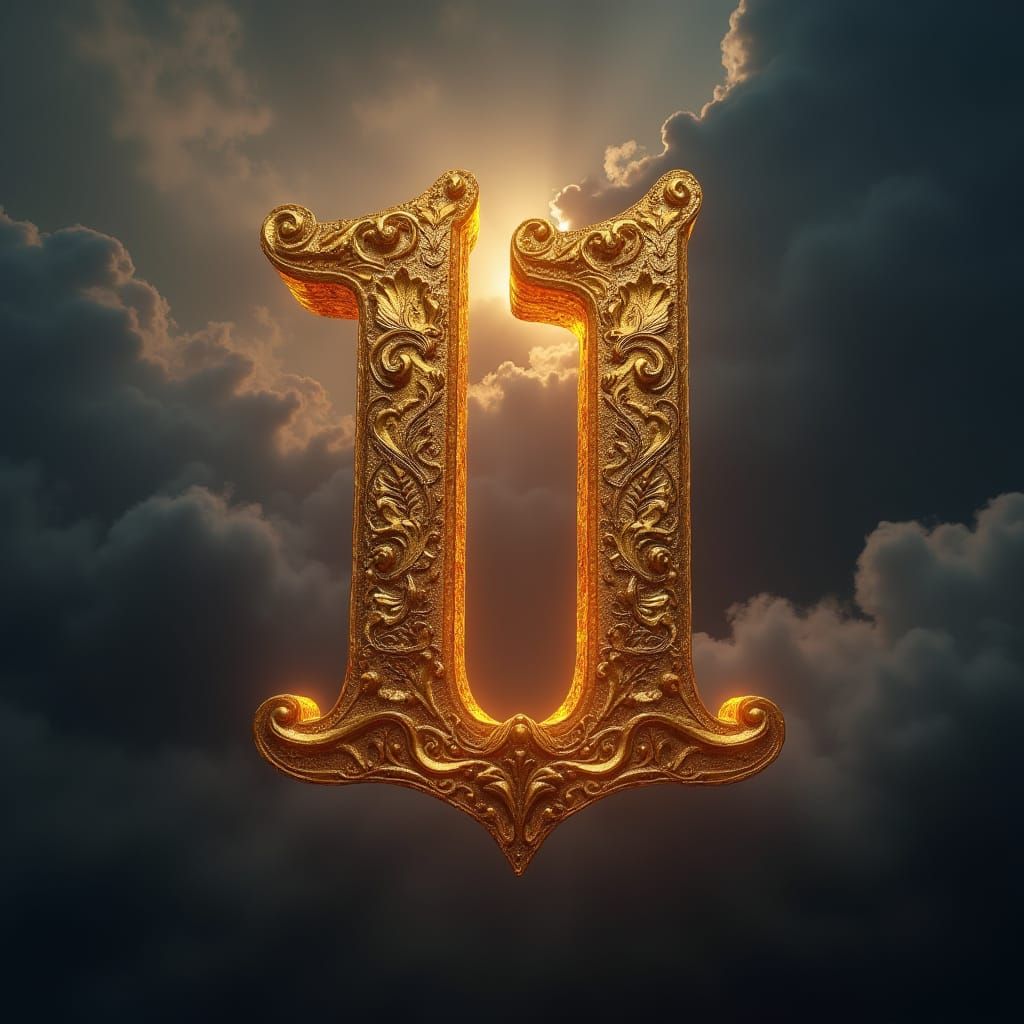 Epic Golden Numeral 11 in Stunning 8K HDR