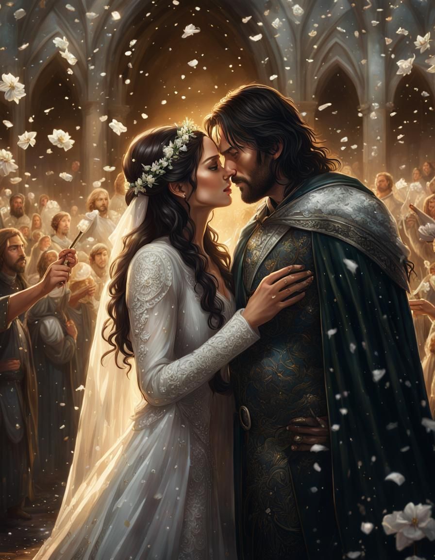 Aragorn and Arwen's Wedding in Minas Tirith