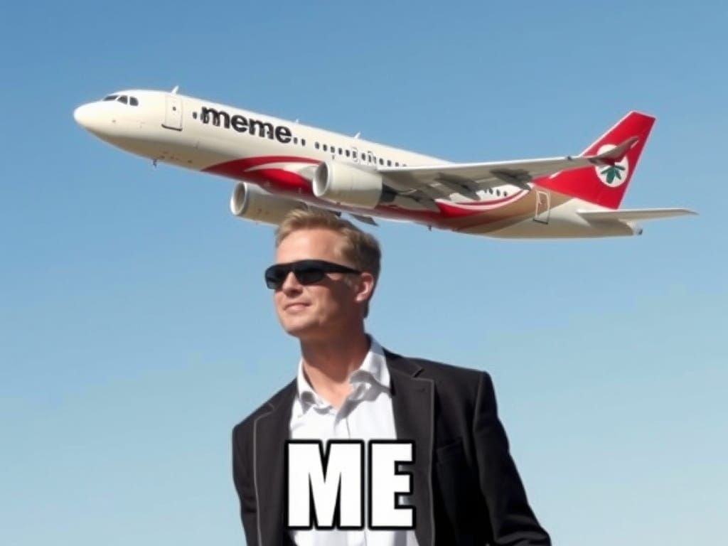 Airplane Meme Soars Over a Meme-Self