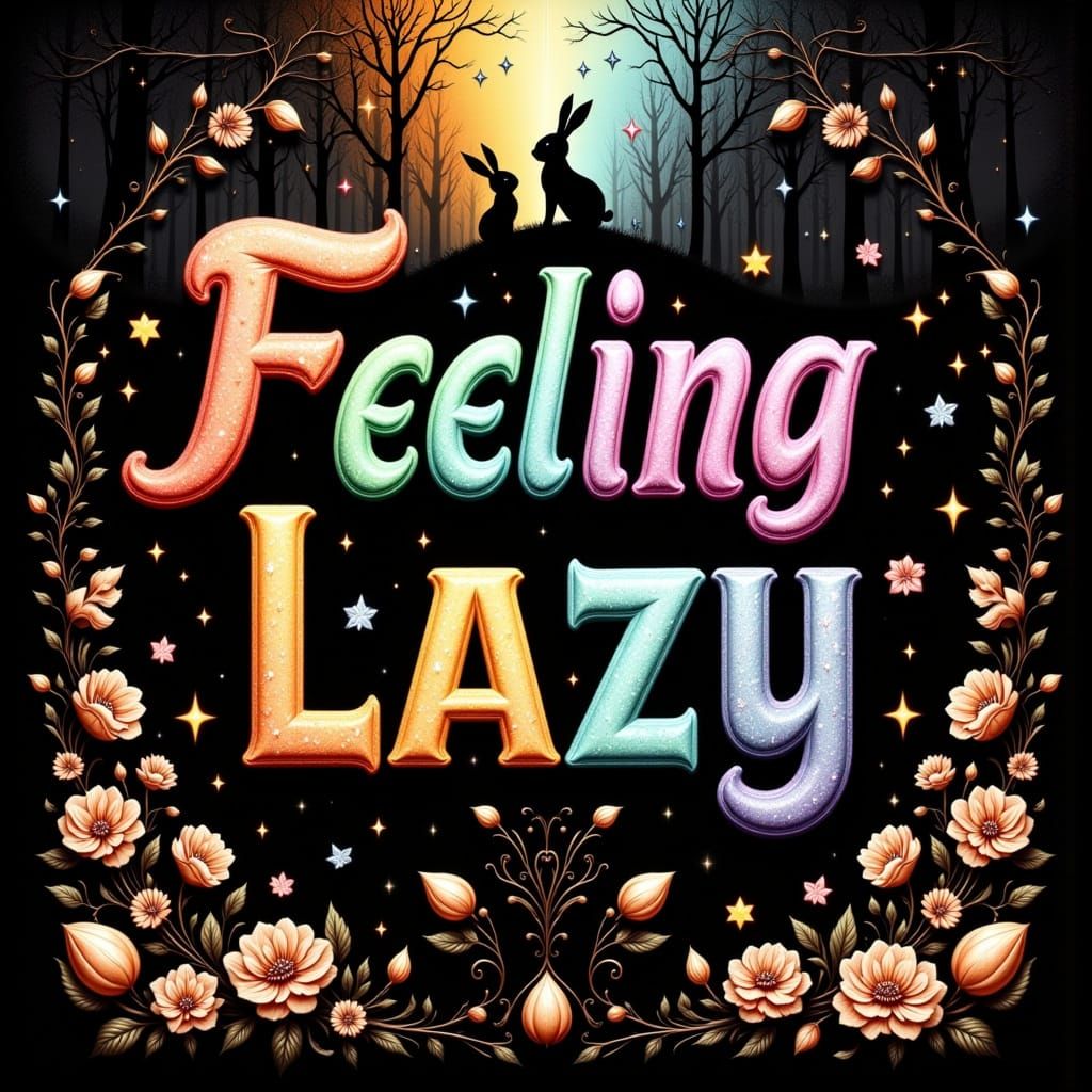 Vibrant Easter Dreams in 3D Rainbow Smoke Font