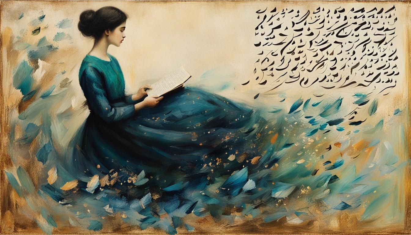 Elegant Calligraphy Displaying Infinite Consciousness