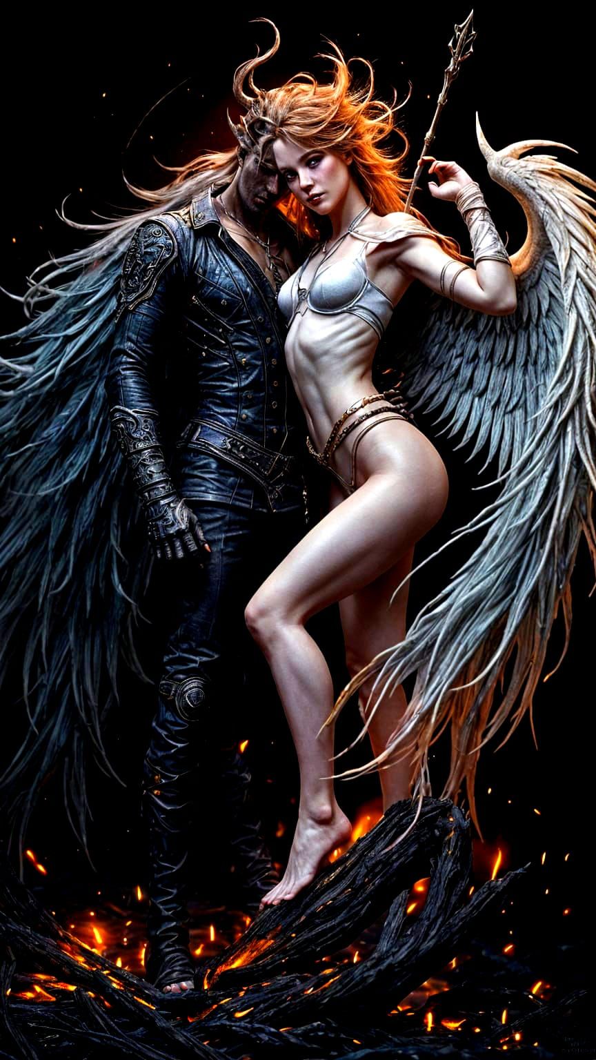 Dark Fantasy Concept Art With Dynamic Lighting