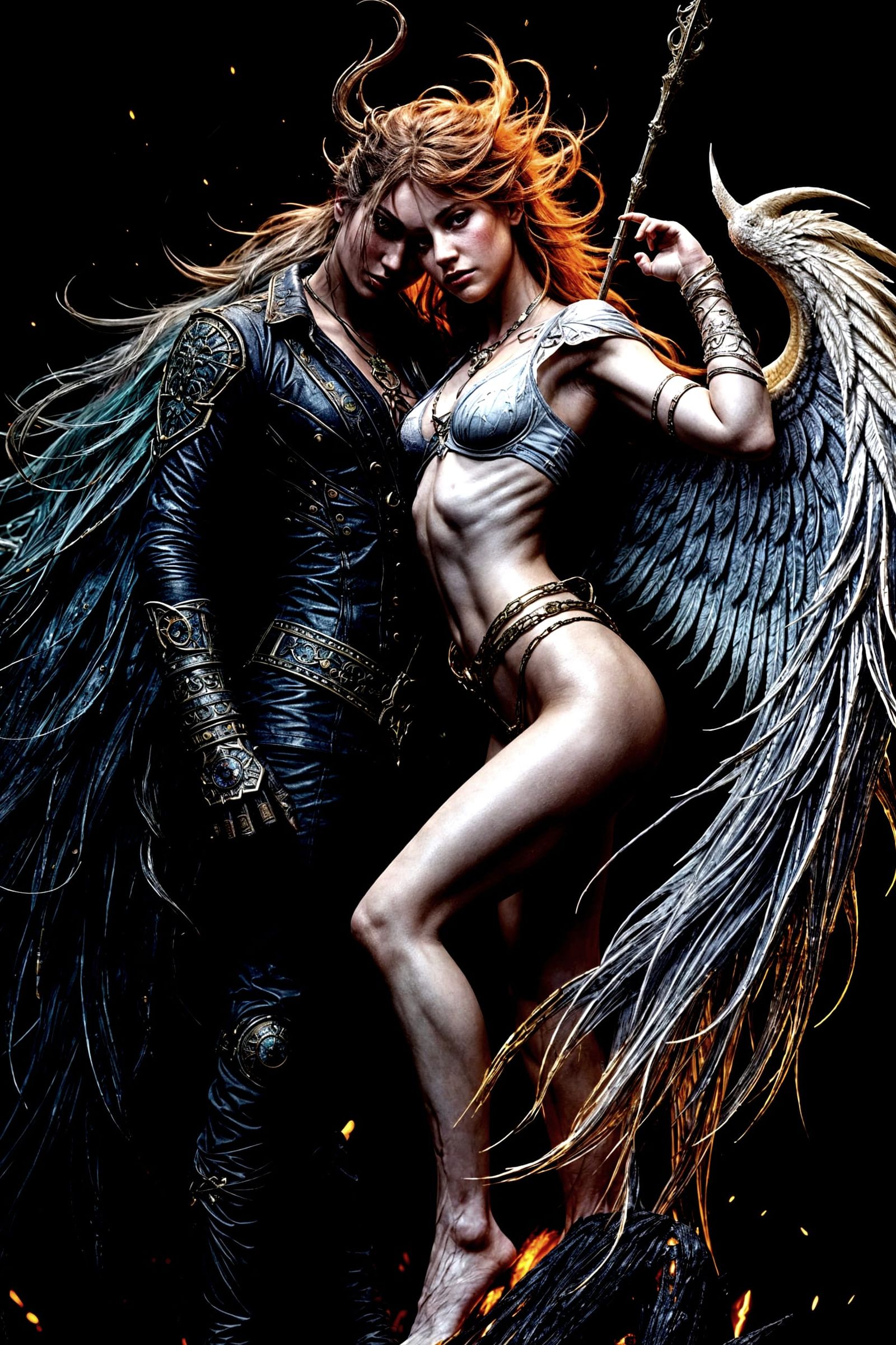 Dark Fantasy Concept Art With Dynamic Lighting