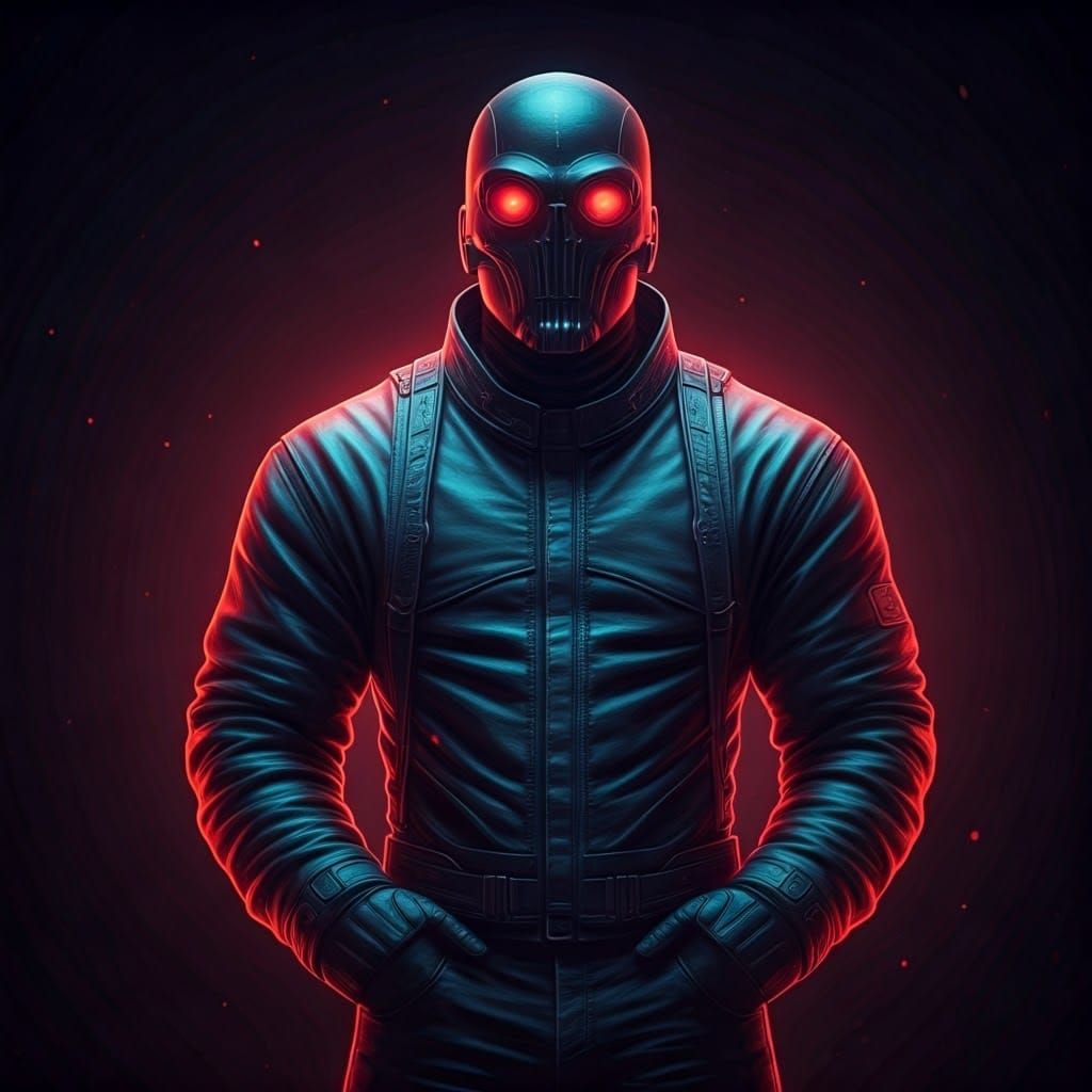 Surreal Cartoon Pigeon Spies in Night City