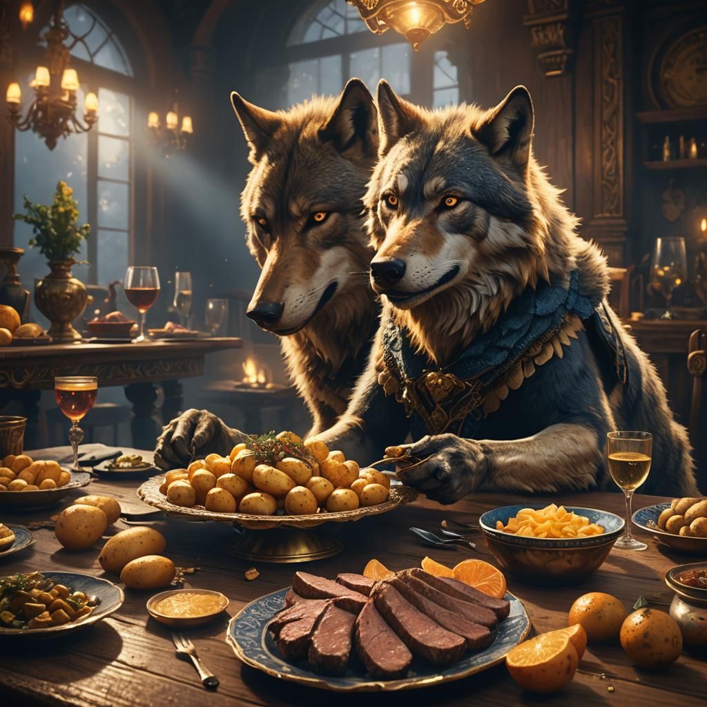 Wolf's Feast: a Matte Painting in Unreal Engine