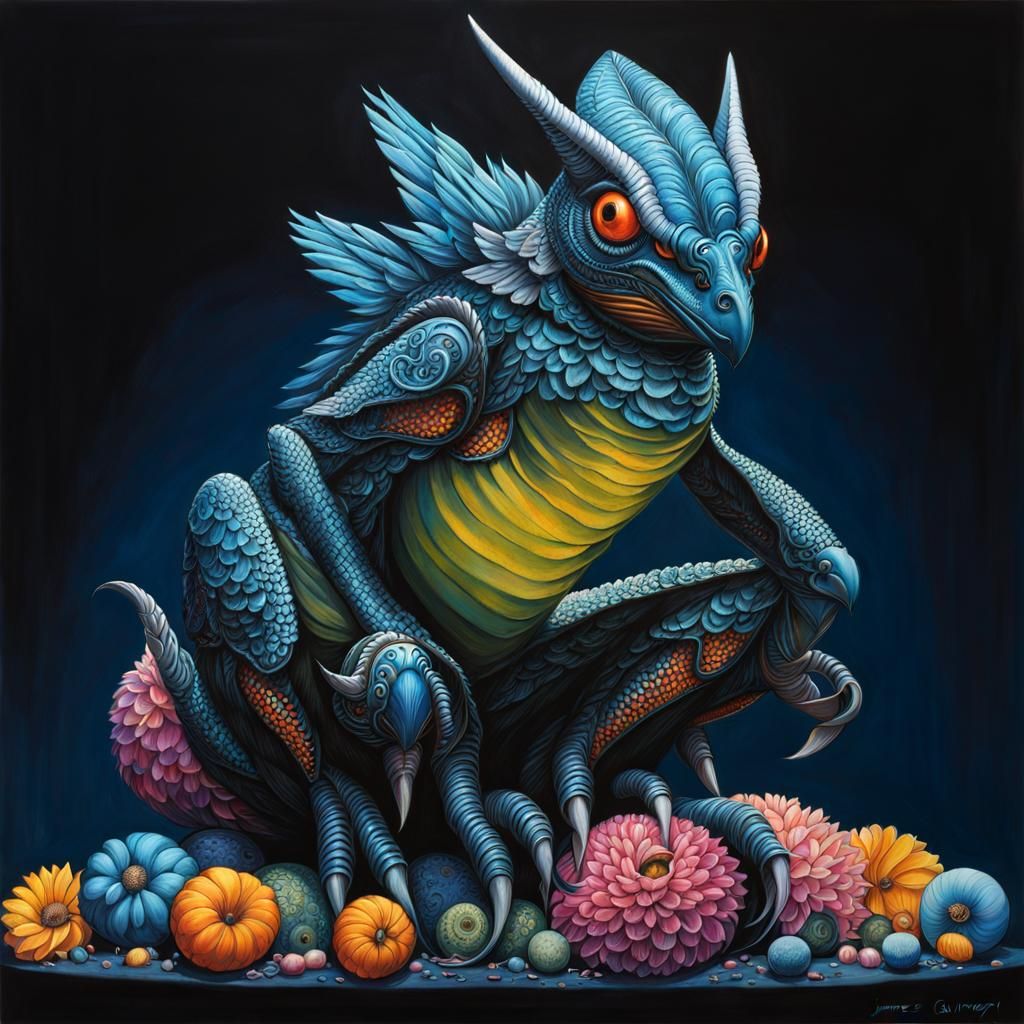 Surreal Fantasy Art with Humans and Animals