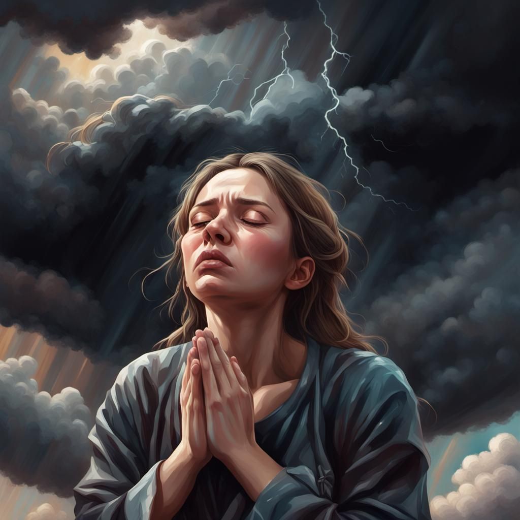 Praying in the storm