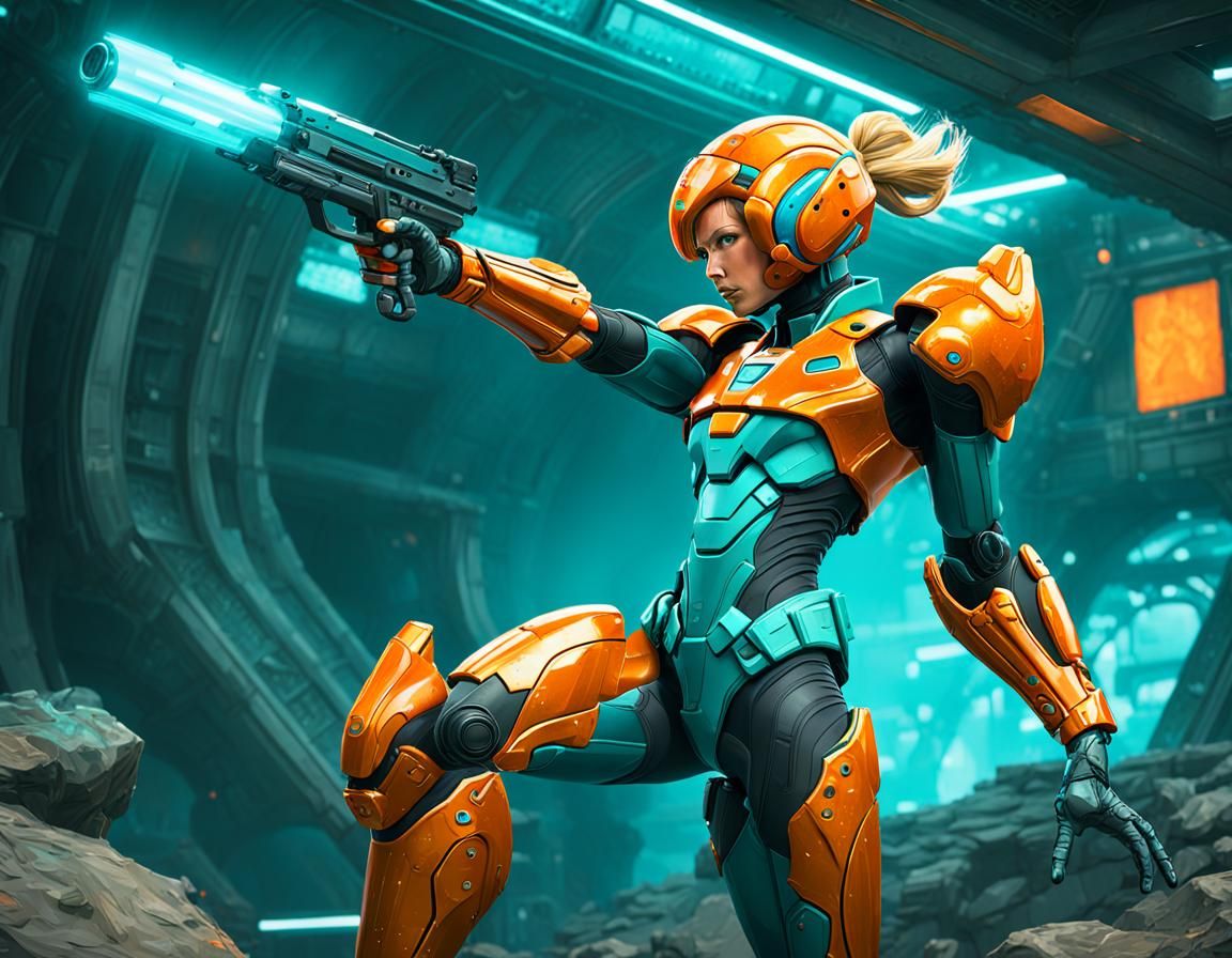 Kim Basinger as Samus Aran: Concept Art