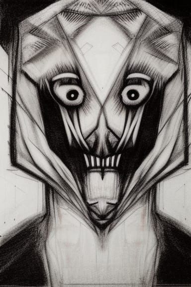 Surreal Horror Portrait in High Definition