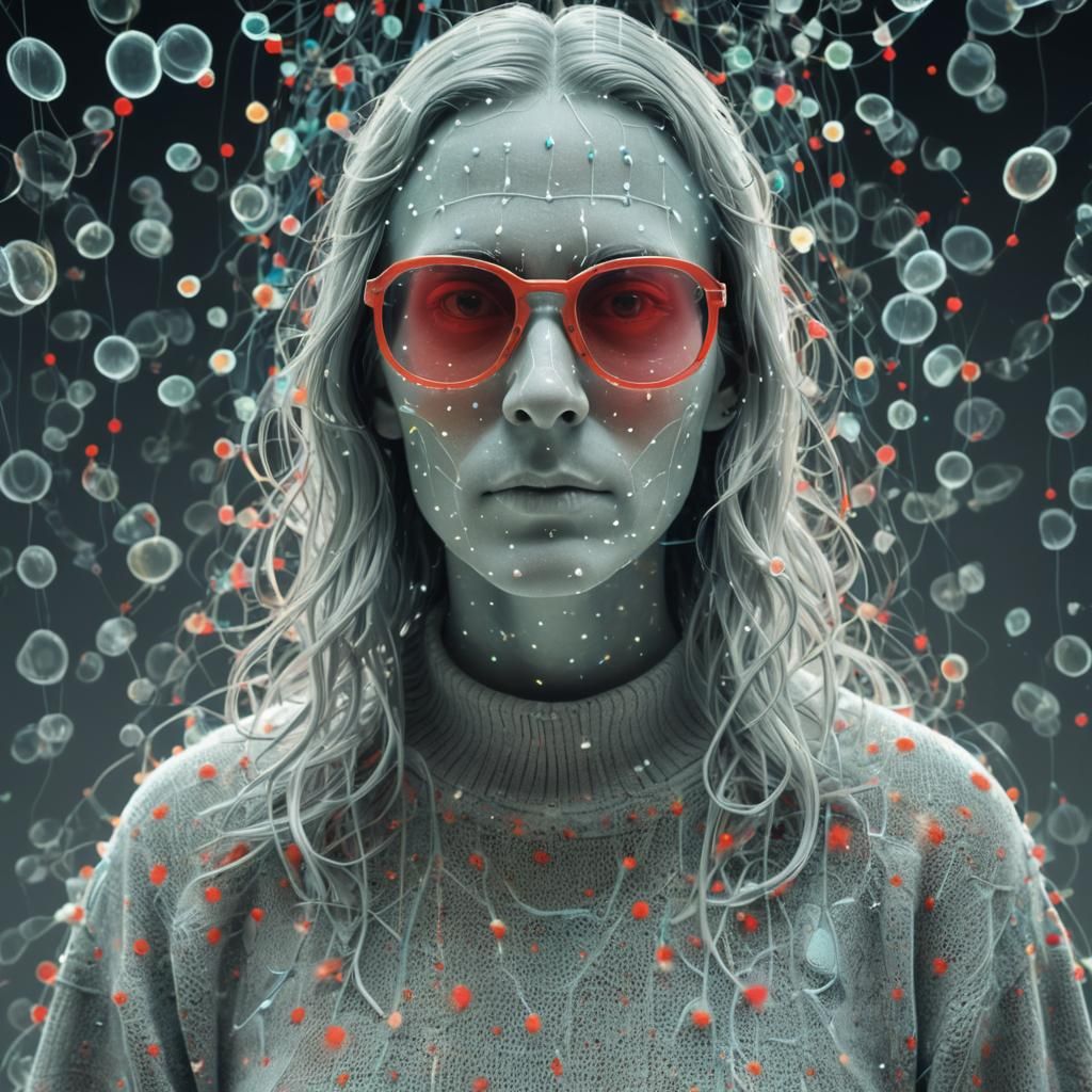 👉🌿Each layer of the figure consists of interweaving transp...