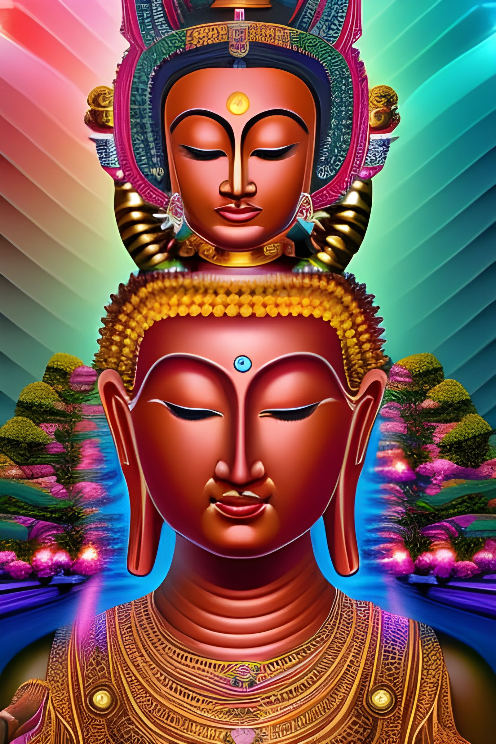 Double-Headed Buddha